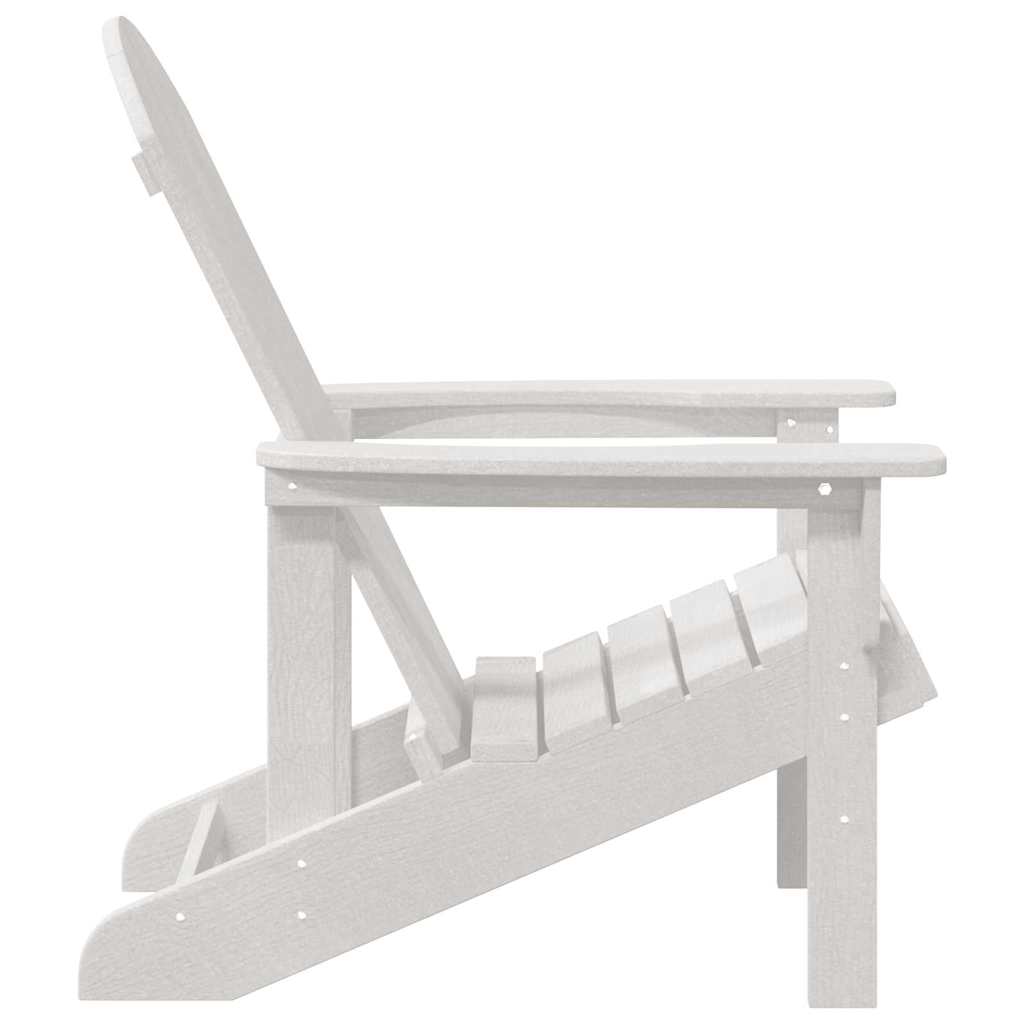 vidaXL Adirondack-Stuhl Weiß 82 x 74 x 92 cm HDPE