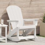 vidaXL Adirondack-Schaukelstuhl Weiß 92 x 73,5 x 92 cm HDPE