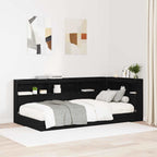 vidaXL Aufbewahrungskopfteil Schwarz Eichen-Optik 80 cm Holzwerkstoff