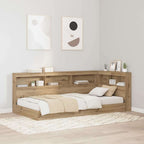 vidaXL Aufbewahrungskopfteil Artisan-Eiche 80 cm Holzwerkstoff