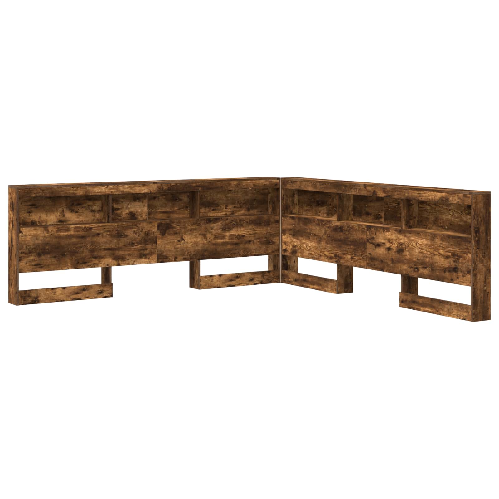 vidaXL Aufbewahrungskopfteil Geräucherte Eiche 80 cm Holzwerkstoff