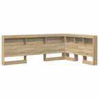vidaXL Aufbewahrungskopfteil Sonoma-Eiche 207,5 x 137,5 x 76,5 cm
