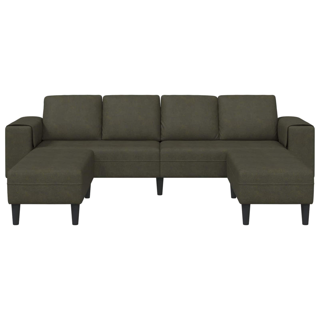 vidaXL Wohnzimmer Couch 3 pcs Olivegrün