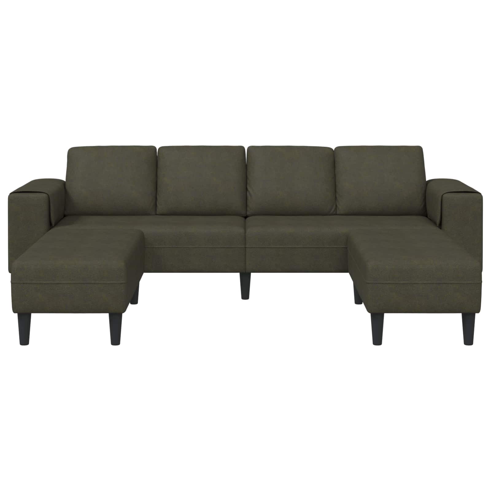 vidaXL Wohnzimmer Couch 3 pcs Olivegrün