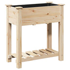 vidaXL Garten-Pflanzgefäß mit Regal Beige 71 x 37 x 76,5 cm