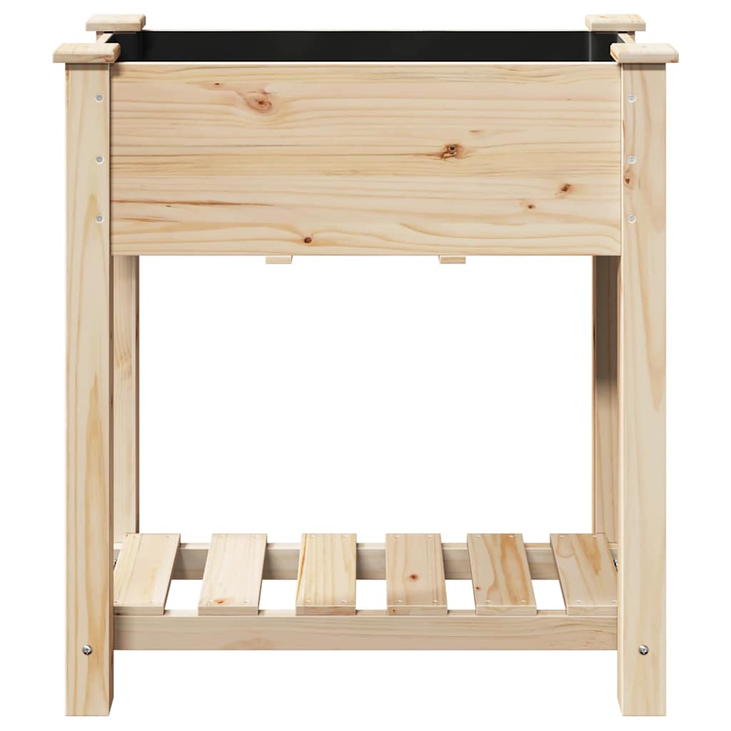 vidaXL Garten-Pflanzgefäß mit Regal Beige 71 x 37 x 76,5 cm