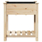 vidaXL Garten-Pflanzgefäß mit Regal Beige 71 x 37 x 76,5 cm