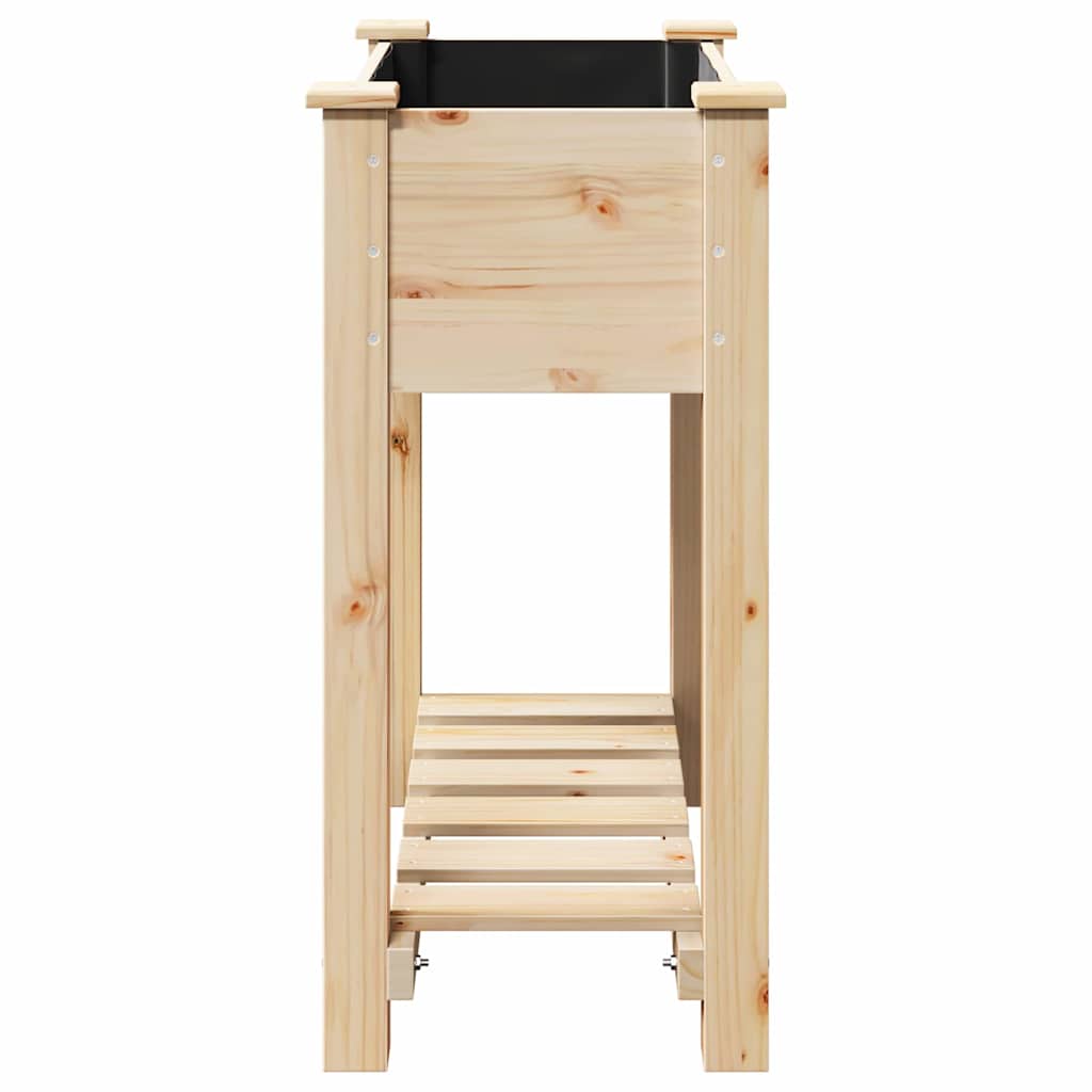 vidaXL Garten-Pflanzgefäß mit Regal Beige 71 x 37 x 76,5 cm