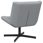 vidaXL Drehstuhl Hellgrau 63 x 75 x 76 cm Stoff