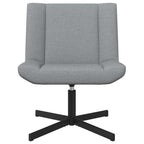 vidaXL Drehstuhl Hellgrau 63 x 75 x 76 cm Stoff