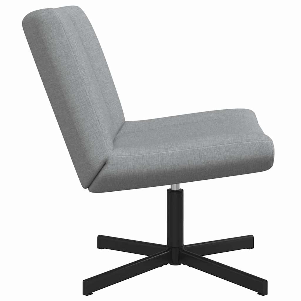 vidaXL Drehstuhl Hellgrau 63 x 75 x 76 cm Stoff
