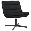 vidaXL Drehstuhl Schwarz 63 x 75 x 76 cm Glänzendes PU
