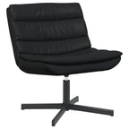 vidaXL Drehstuhl Schwarz 63 x 75 x 76 cm Glänzendes PU