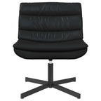 vidaXL Drehstuhl Schwarz 63 x 75 x 76 cm Glänzendes PU