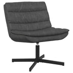 vidaXL Drehstuhl Schwarz 63 x 75 x 76 cm Antikes PU