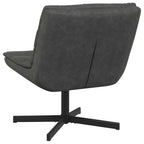 vidaXL Drehstuhl Schwarz 63 x 75 x 76 cm Antikes PU