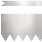vidaXL Raseneinfassung 50 pcs Silber 100 x 0,05 x 20 cm Edelstahl