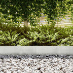 vidaXL Raseneinfassung 50 pcs Silber 100 x 0,05 x 20 cm Edelstahl