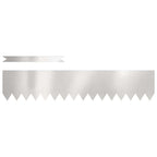 vidaXL Raseneinfassung 50 pcs Silber 100 x 0,05 x 20 cm Edelstahl