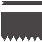 vidaXL Raseneinfassung 30 pcs Schwarz 100 x 0,05 x 30 cm
