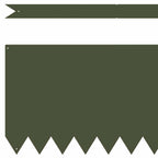 vidaXL Raseneinfassung 30 pcs Olive Grün 100 x 0,05 x 30 cm