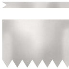 vidaXL Raseneinfassung 30 pcs Silber 100 x 0,05 x 30 cm Edelstahl