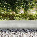 vidaXL Raseneinfassung 30 pcs Silber 100 x 0,05 x 30 cm Edelstahl