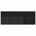 vidaXL Garten Essgruppe 11 pcs Schwarz Stahl