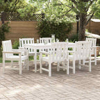 vidaXL Gartenstuhl 6 pcs Weiß 65,5 x 59 x 88 cm Polyethylen