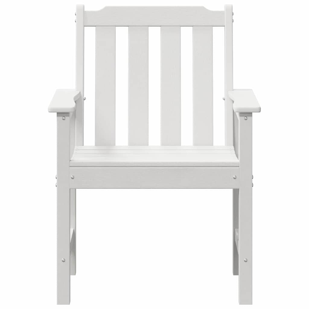 vidaXL Gartenstuhl 6 pcs Weiß 65,5 x 59 x 88 cm Polyethylen