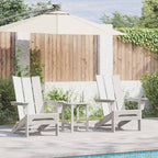 vidaXL Gartenstuhl 2 pcs Weiß 80,5 x 74,5 x 92 cm Polyethylen