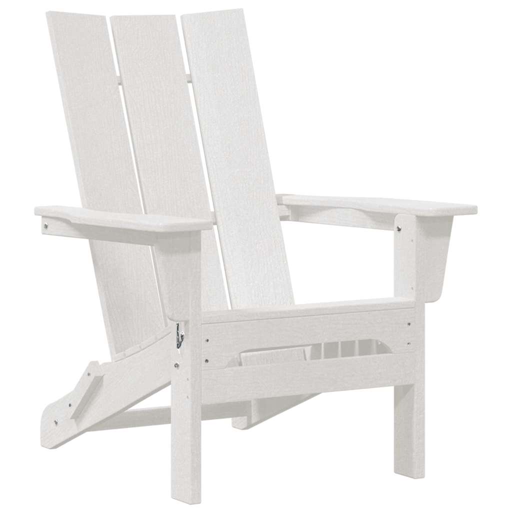 vidaXL Gartenstuhl 3 pcs Weiß 80,5 x 74,5 x 92 cm Polyethylen