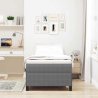 vidaXL Boxspringbett Hellgrau 80 x 200 cm Cordstoff