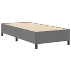 vidaXL Boxspringbett Hellgrau 80 x 200 cm Cordstoff
