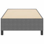 vidaXL Boxspringbett Hellgrau 80 x 200 cm Cordstoff