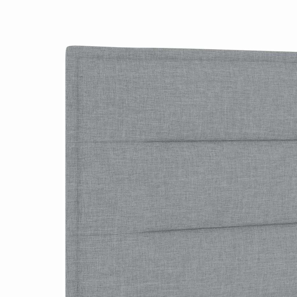 vidaXL Kopfteil Hellgrau 80 cm Stoff