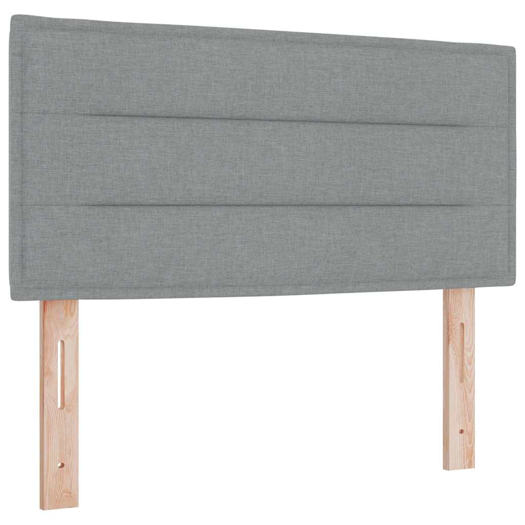 vidaXL Kopfteil Hellgrau 80 cm Stoff