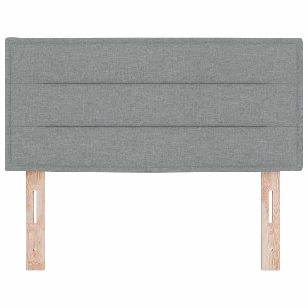 vidaXL Kopfteil Hellgrau 80 cm Stoff