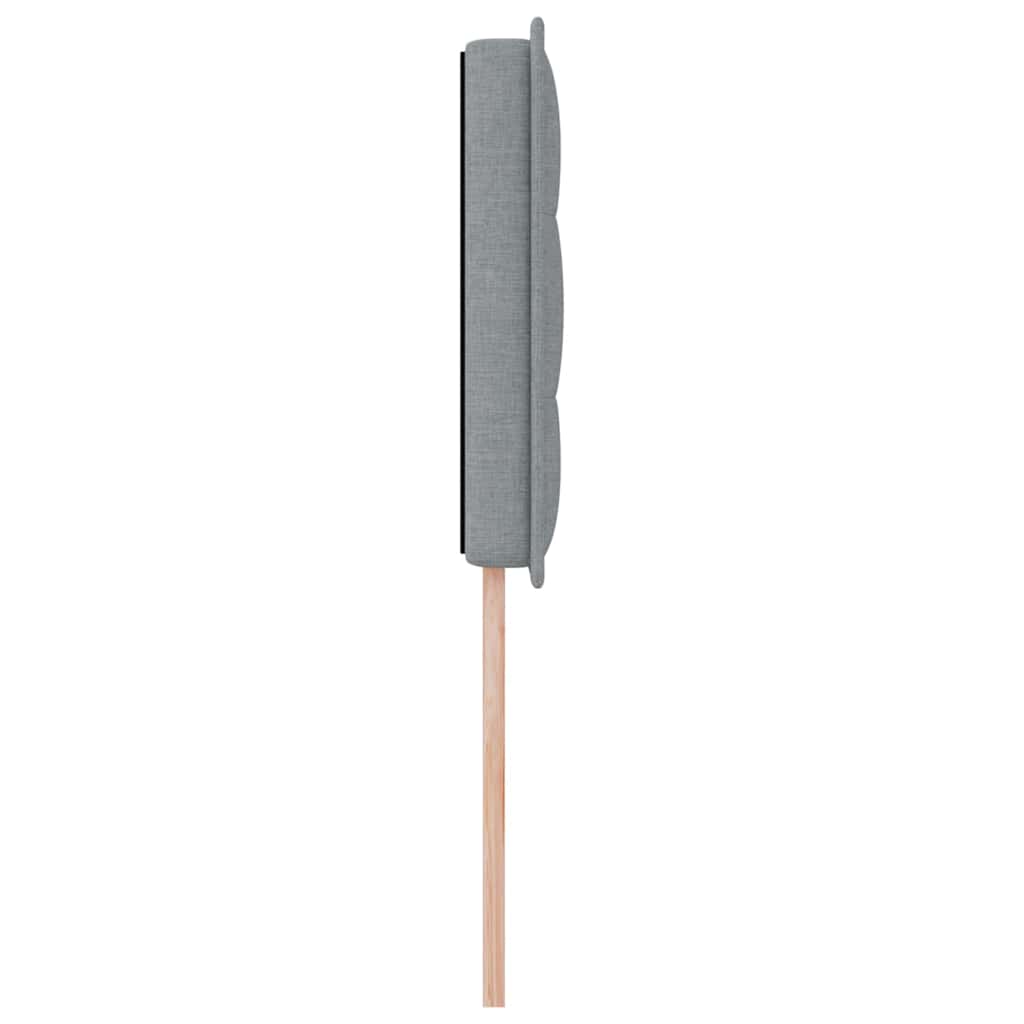 vidaXL Kopfteil Hellgrau 80 cm Stoff