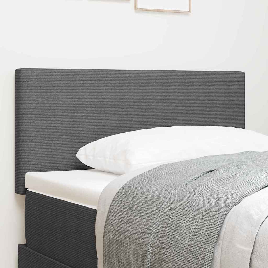 vidaXL Kopfteil Hellgrau 80 cm Cordstoff