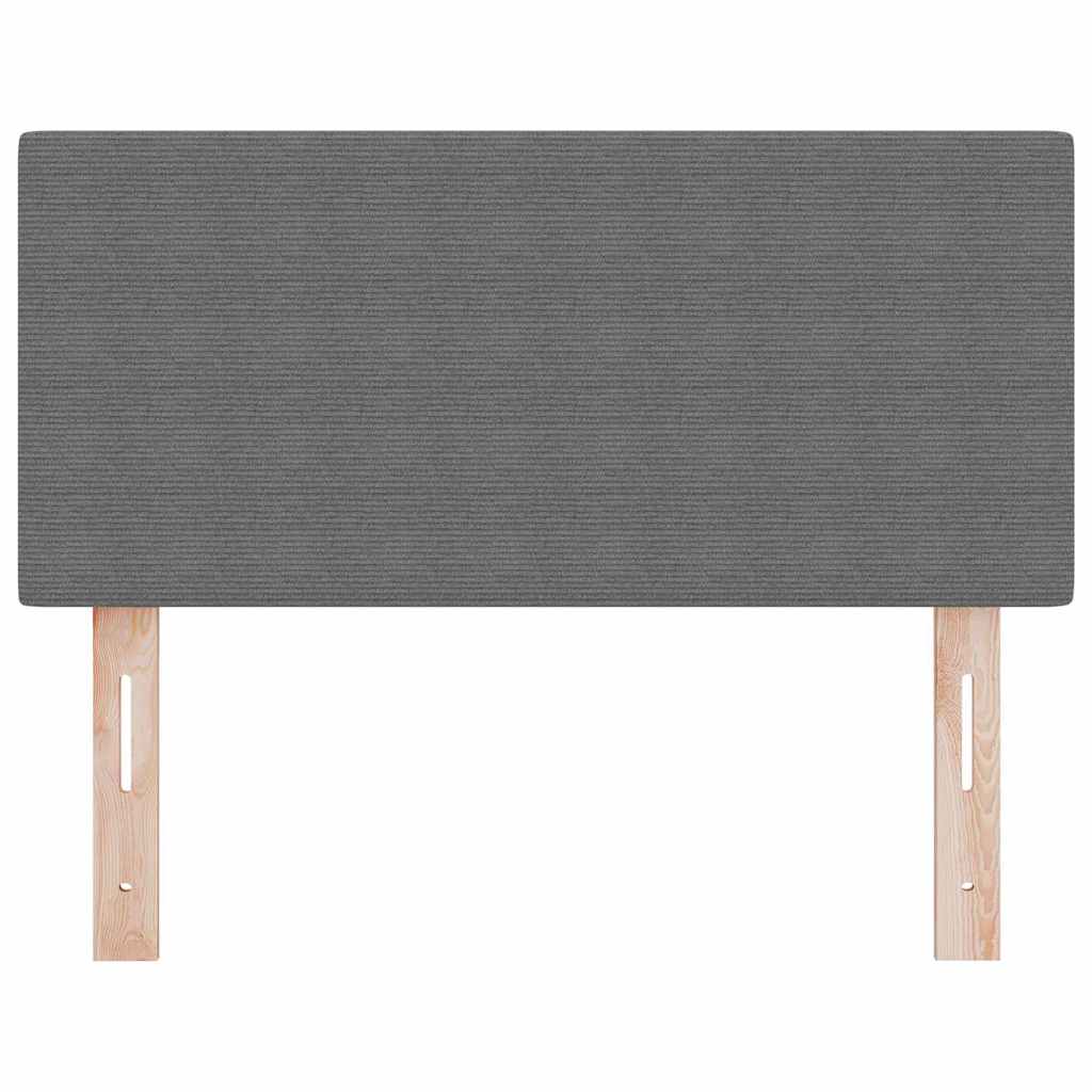 vidaXL Kopfteil Hellgrau 80 cm Cordstoff