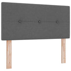 vidaXL Höhenverstellbares Kopfteil mit Kopfteil Dunkelgrau 80 cm Stoff