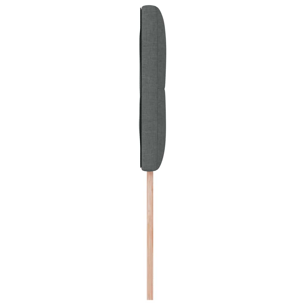 vidaXL Höhenverstellbares Kopfteil mit Kopfteil Dunkelgrau 80 cm Stoff