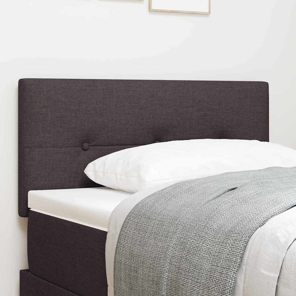 vidaXL Höhenverstellbares Kopfteil Dunkelbraun 80 cm Stoff