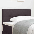 vidaXL Höhenverstellbares Kopfteil Dunkelbraun 80 cm Stoff