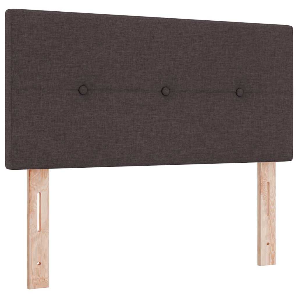 vidaXL Höhenverstellbares Kopfteil Dunkelbraun 80 cm Stoff