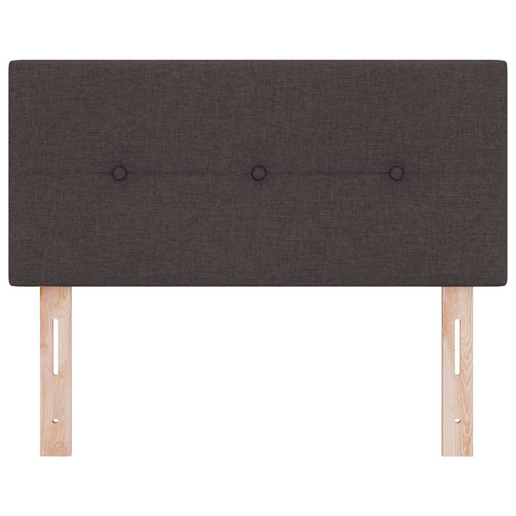 vidaXL Höhenverstellbares Kopfteil Dunkelbraun 80 cm Stoff