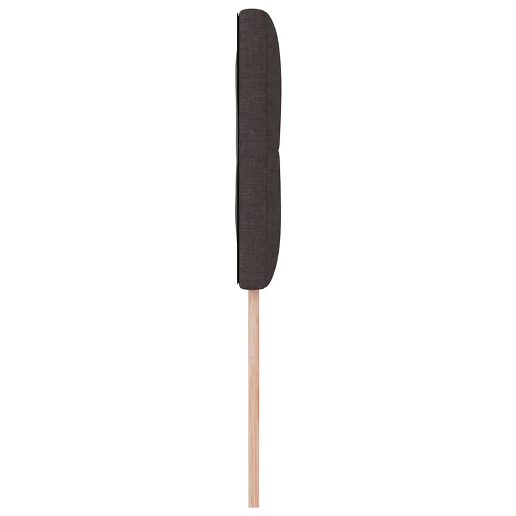 vidaXL Höhenverstellbares Kopfteil Dunkelbraun 80 cm Stoff
