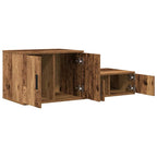vidaXL Aufbewahrungsschrank 2 pcs Altholz 127 x 41 x 40 cm