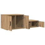 vidaXL Aufbewahrungsschrank 2 pcs Artisan-Eiche 127 x 41 x 40 cm